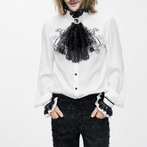 Steampunk white shirt