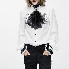 Steampunk white shirt