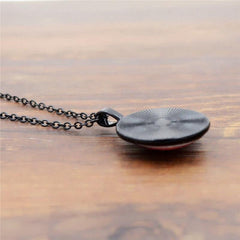 Steampunk compass necklace