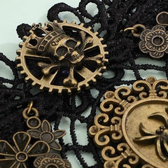 Steampunk spider gloves