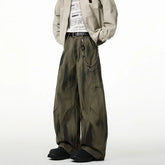 Autumn Pleated Distressed Y2K Baggy Jeans