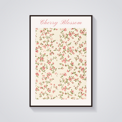 Floral Cherry Blossom Poster