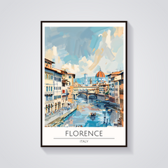 Florence Ponte Vecchio Poster