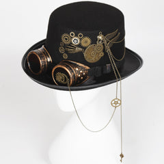 Steampunk Hat With Goggles