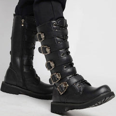 Steampunk Biker Boots