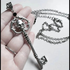 Skeleton Key Pendant Necklace