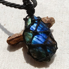 Natural Labradorite Moonstone Necklace