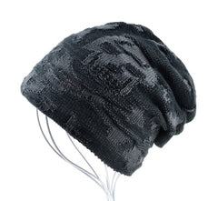Casual Alt Goth Skull Pattern Beanie