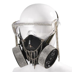 Glam steampunk gas mask