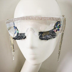 Glam steampunk gas mask