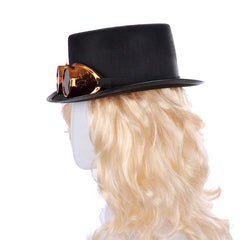 Steampunk top hat with goggles