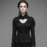 Open neck steampunk shirt
