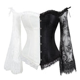 'Witchery' Black and white corset
