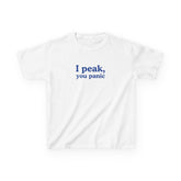 I Peak, You Panic Brat Baby Tee