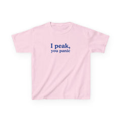 I Peak, You Panic Brat Baby Tee