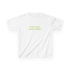 Look Cute Cause Chaos Brat Baby Tee