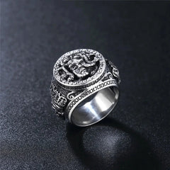 Medusa Snake Ring
