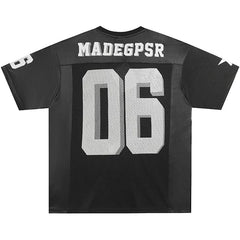 Mesh "06" Graphic Y2K Football Jersey