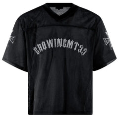 Mesh "Growing Cross" Y2K Football Jersey