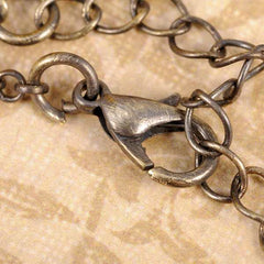 Steampunk cameo necklace