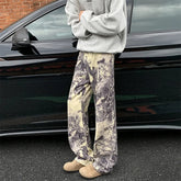 Oil Painting Style Graphic Baggy Jeans