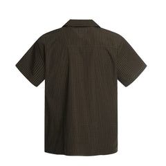 Retro Short Sleeve Plaid Work Shirt