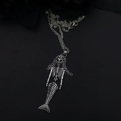 Mermaid Skeleton Necklace