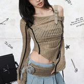 Steampunk Irregular Top
