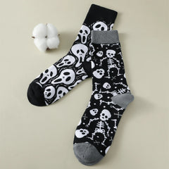 Ghost and Skeleton Horror Socks