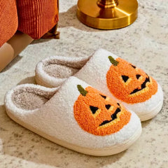 Halloween Pumpkin Slippers