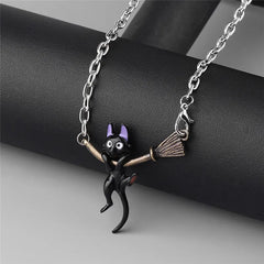 Anime Black Cat Necklace Choker