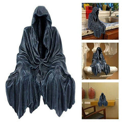 Black Resin Grim Reaper Statue