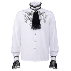 Steampunk white shirt
