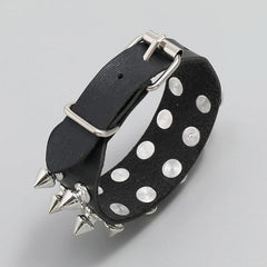Punk Rock Goth Rivet Spikes Wristband
