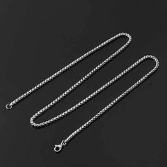 Skull Mirror Pendant Necklace