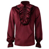Victorian velvet blouse