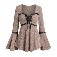 Steampunk knitted top