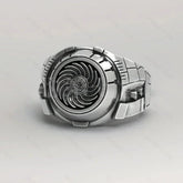 Spiral Steampunk ring