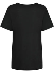 'Staying Alive' Black Skull T-Shirt