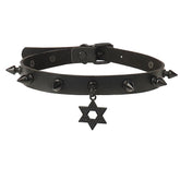 Black Punk Harajuku Rivet Spike Choker