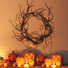 Spooky Door Wreath