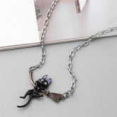 Anime Black Cat Necklace Choker