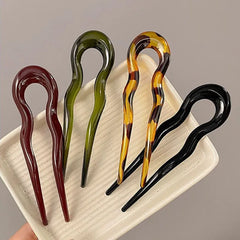 Alt U-Shaped Hair Fork Wave Hairpins