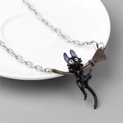 Anime Black Cat Necklace Choker