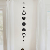 Black Moon Phases Gothic Hanging Wall Decoration