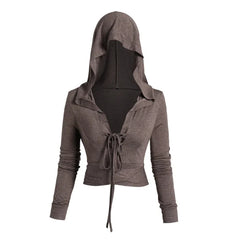 Hooded crop top