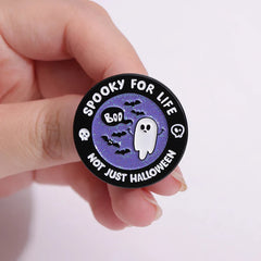 Boo Ghost Enamel Pin