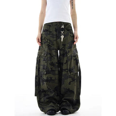 Retro Harajuku Baggy Camouflage Pants