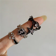 Goth Alt Grunge Rings