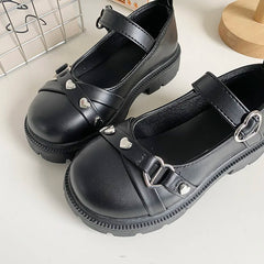 Black Lolita Mary Janes Shoes